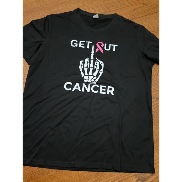 NWOT Get Out Cancer Shirt Size XL - Picture 1 of 5